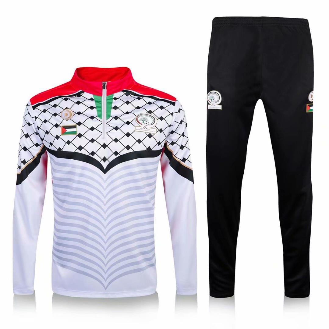 AAA Quality Palestino 21/22 Tracksuit - White